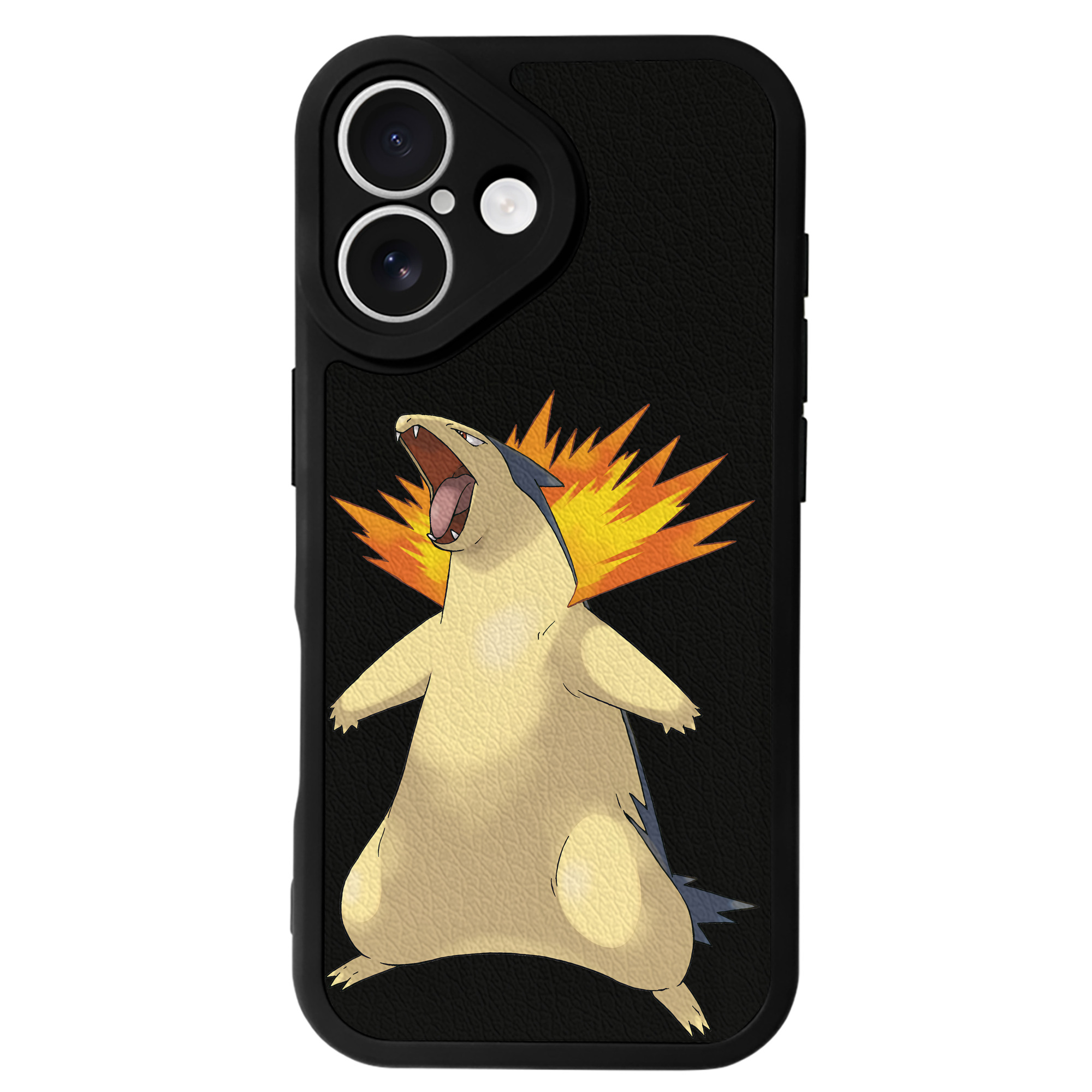 （画像用） ポケットモンスター Pokémon 【iPhone 16シリーズ対応】シリコンスマホケース（レザー調） 材質：シリコン